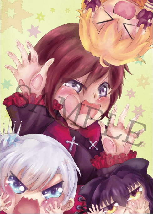 RWBY-team  明信片