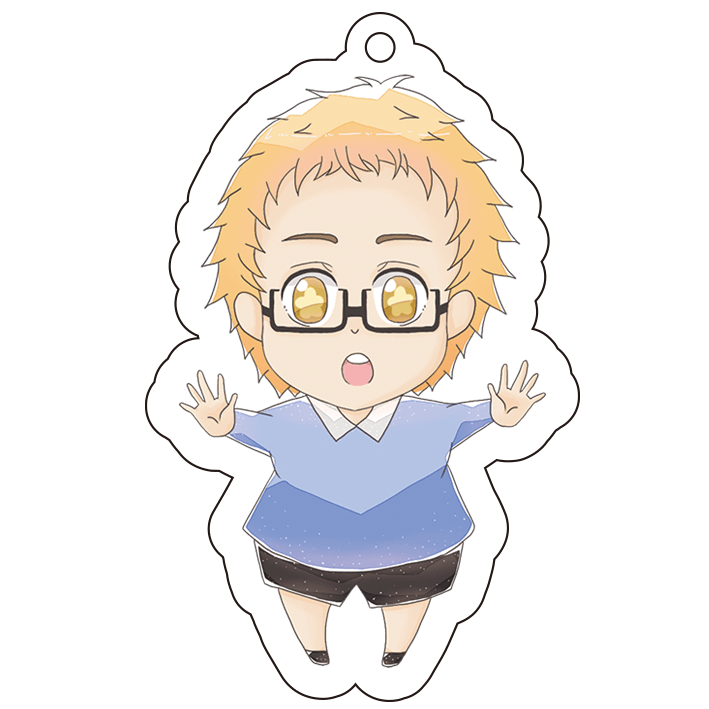 排球少年!!小月島螢雙面同圖透明壓克力吊飾