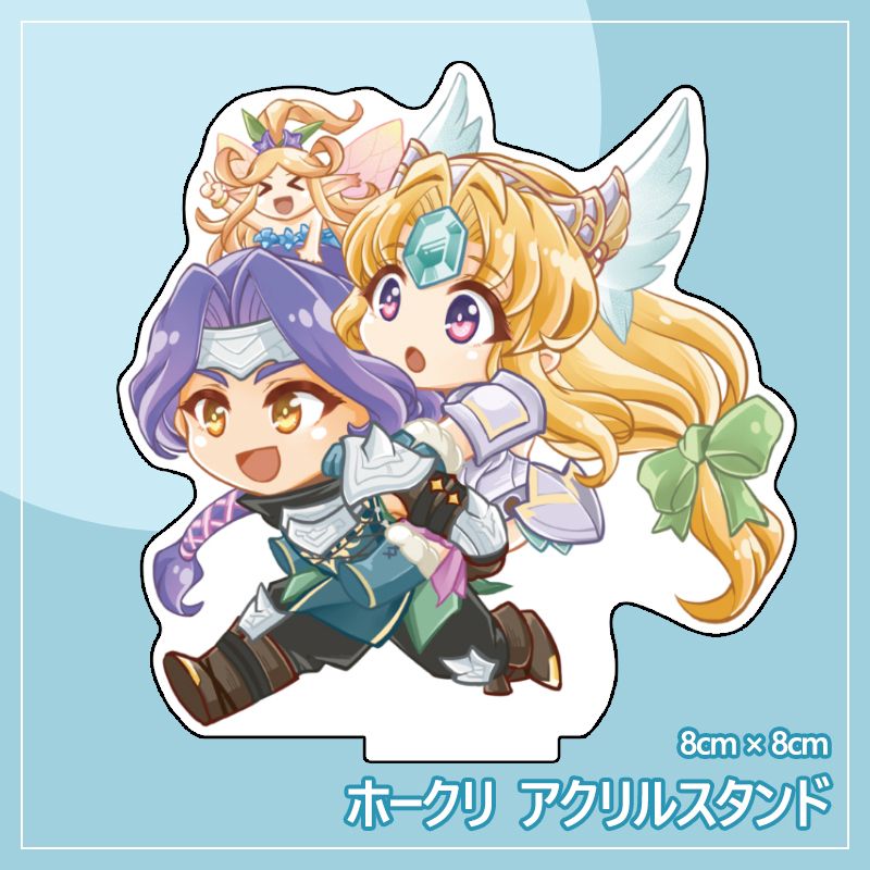 【聖劍傳說3】霍克艾X莉絲背背壓克力立牌