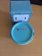 【探險活寶胸章】Finn&Fionna(5.8cm/別針胸章)