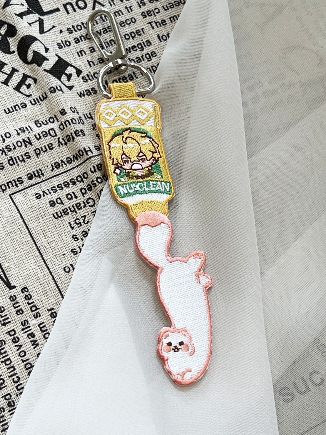 【新世界狂歡】托帕牙膏刺繡吊飾