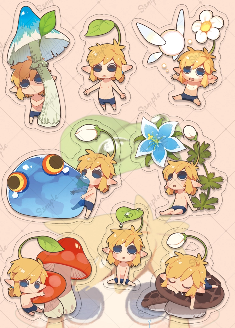 Linkmin!透明貼紙