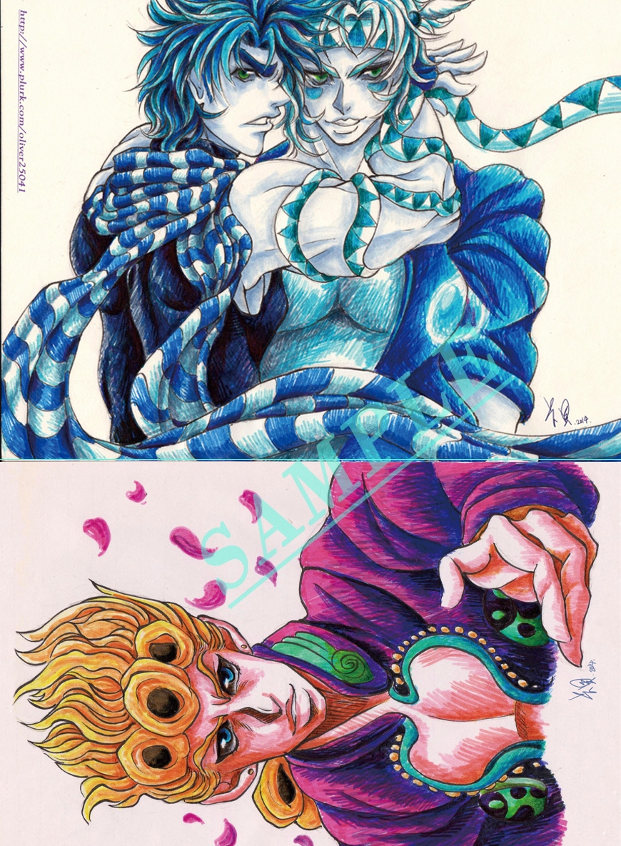 JOJO 無料雙面明信片