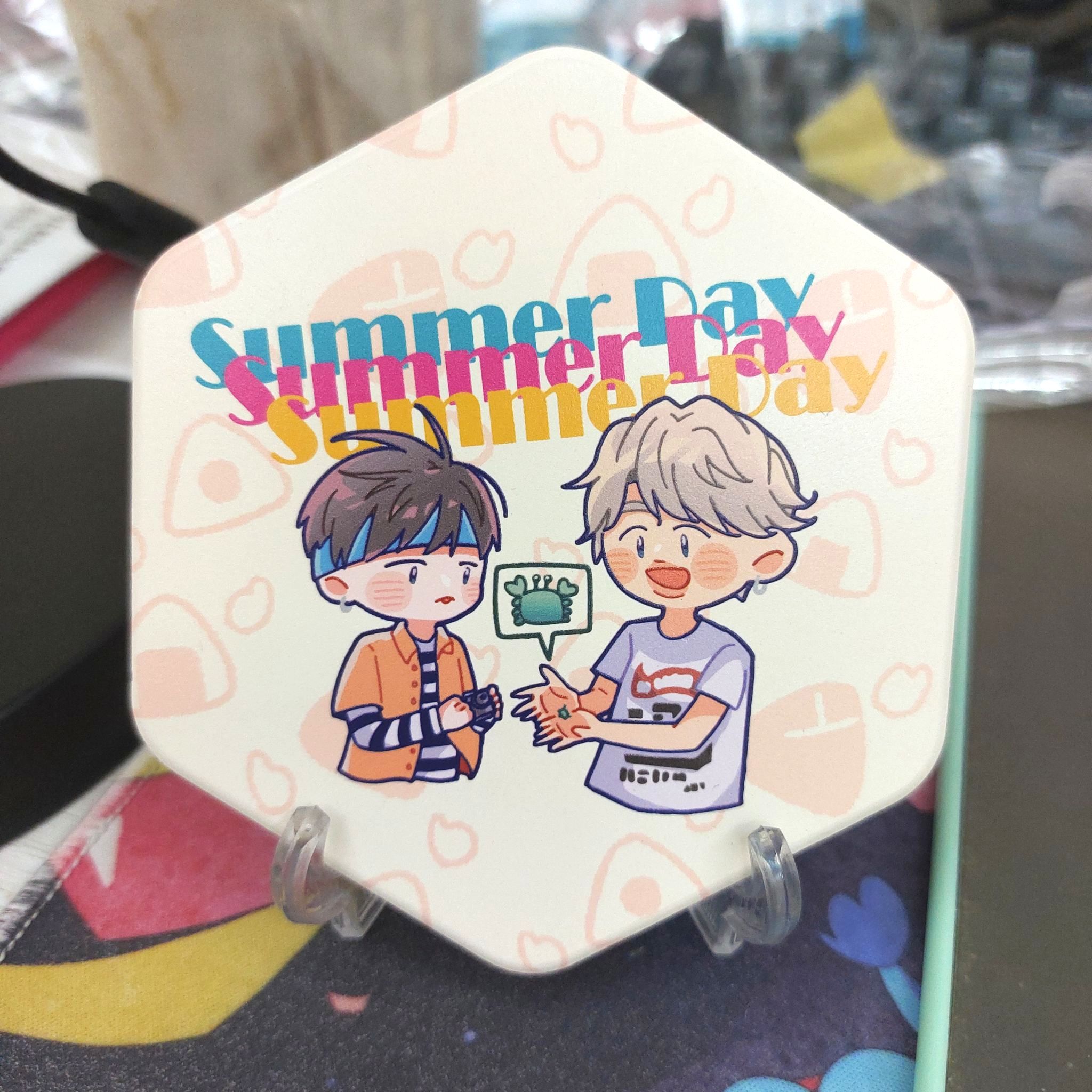 【BTS】《Summer Day》南糖六角形杯墊