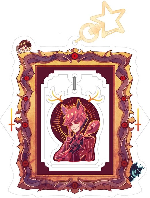 Hazbin Hotel｜Alastor花環壓克力吊飾