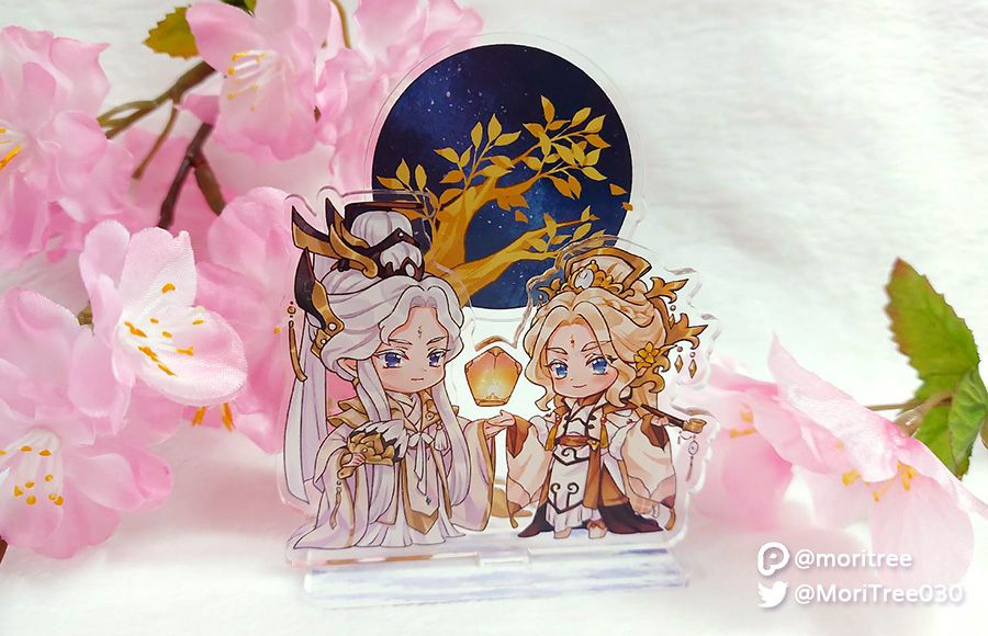【霹靂】劍謫仙x月無缺 壓克力自組版