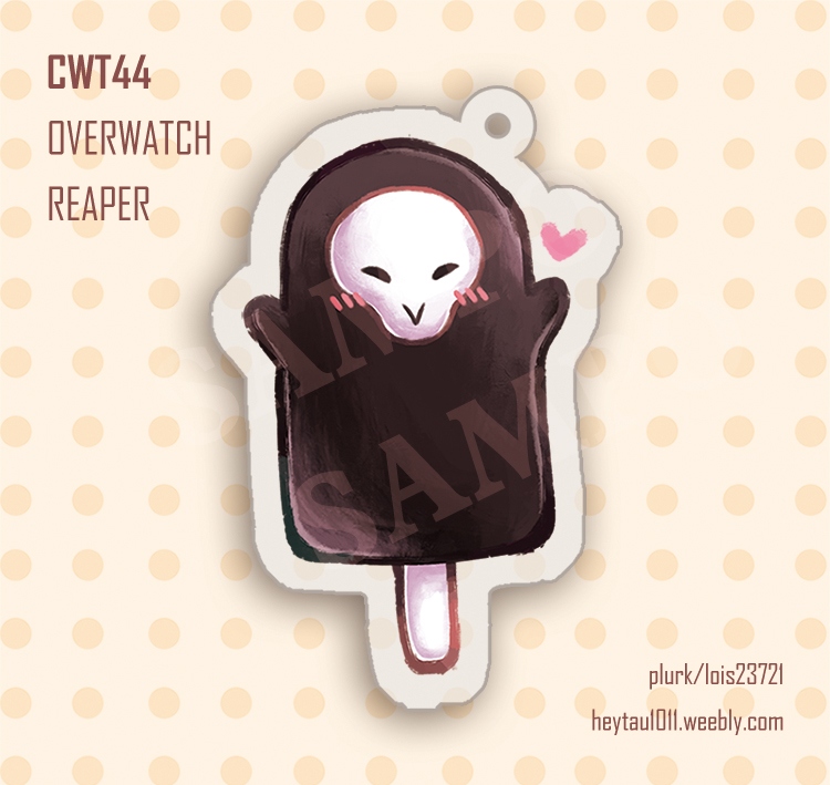 【Overwatch】死神│萬聖節 冰棒糖果│壓克力吊飾