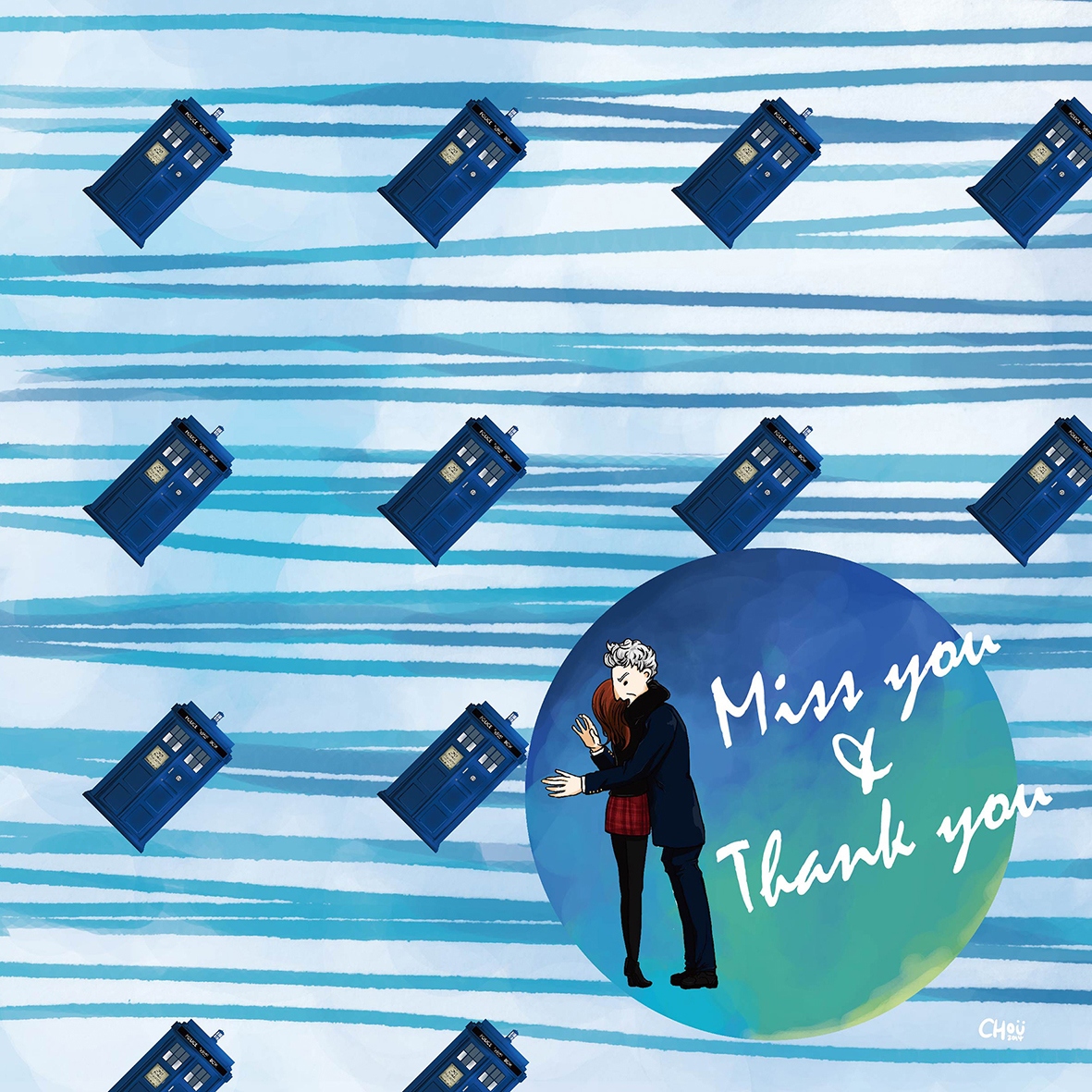 Doctor Who miss you&amp;thank you_12th&amp;Clara