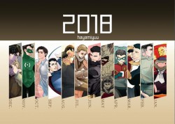 2018賀年明信片(歐美綜合)