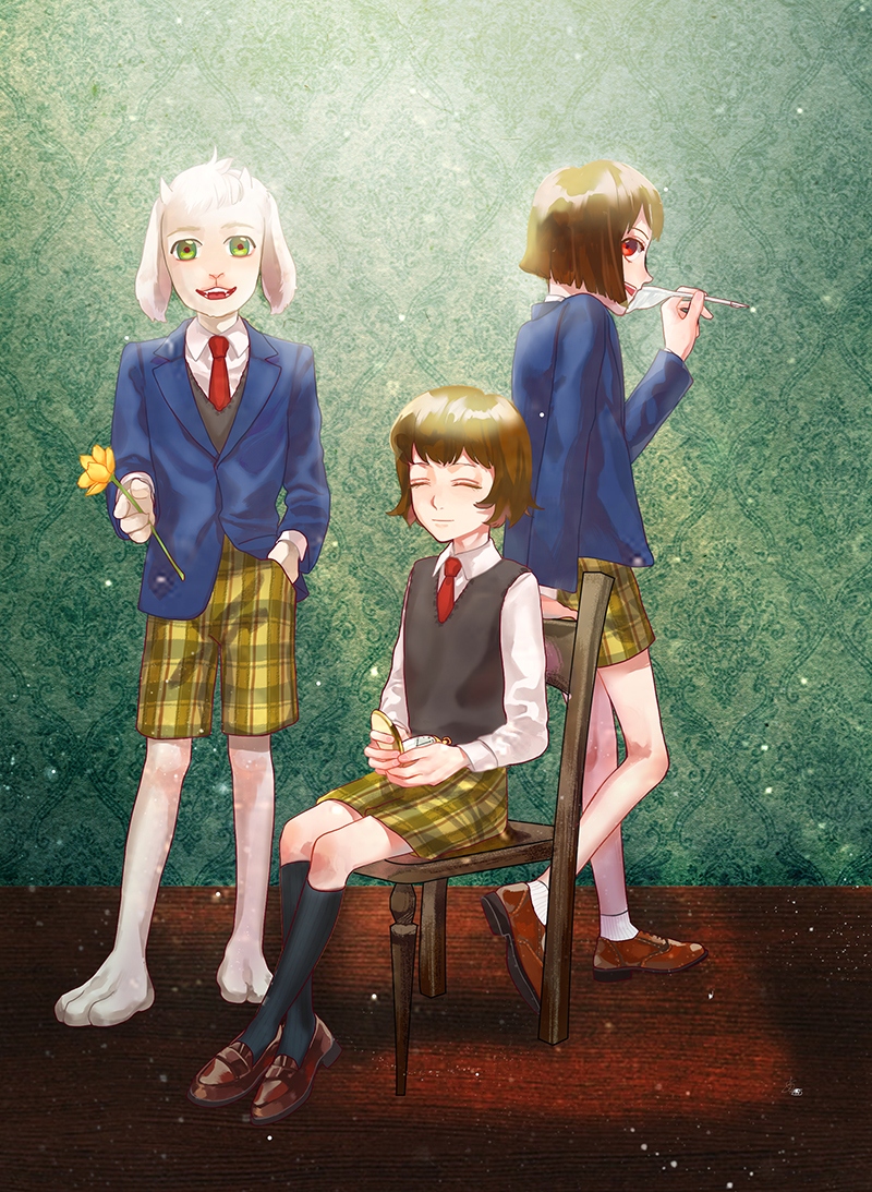 UNDERTALE三人上學去