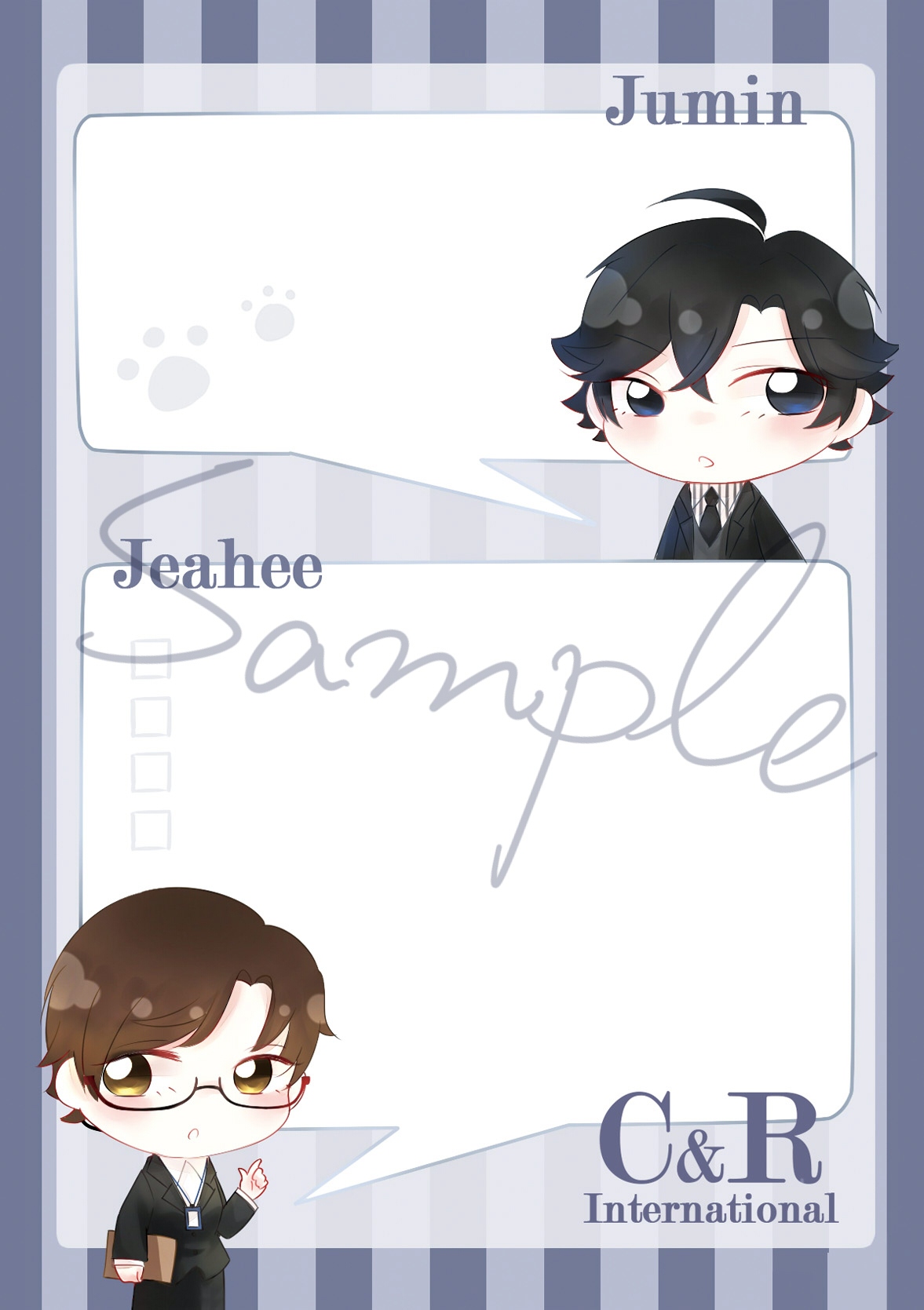 【Mystic Messenger 同人】C&amp;R便條紙