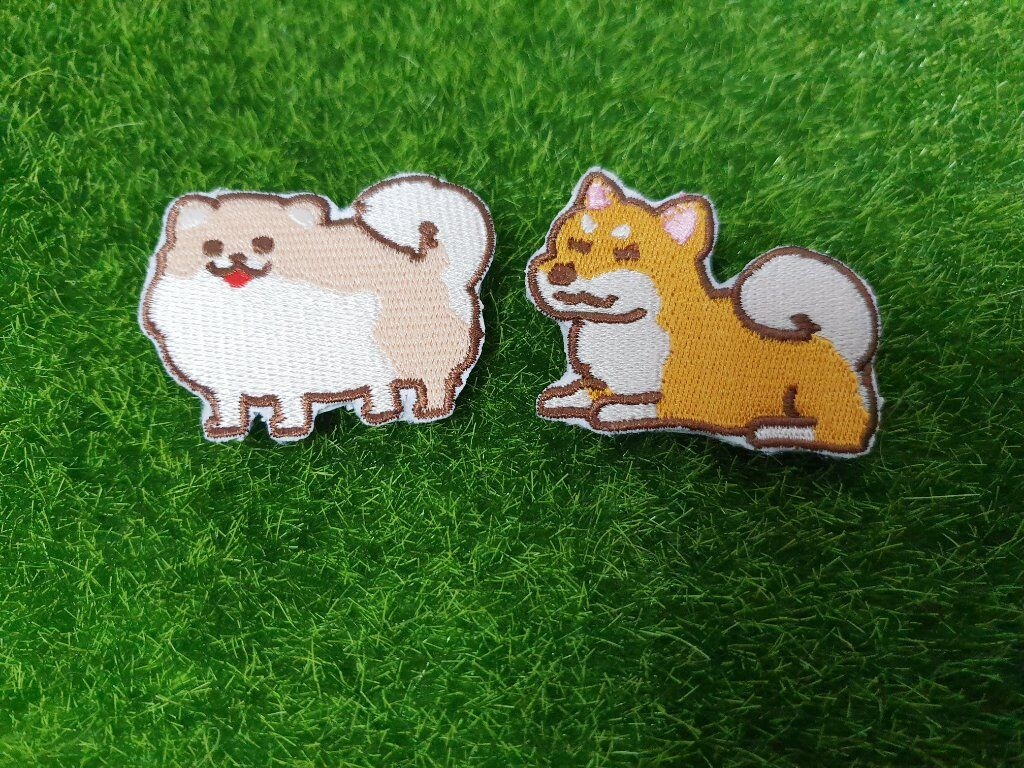 【原創】狗狗刺繡別針第二彈！