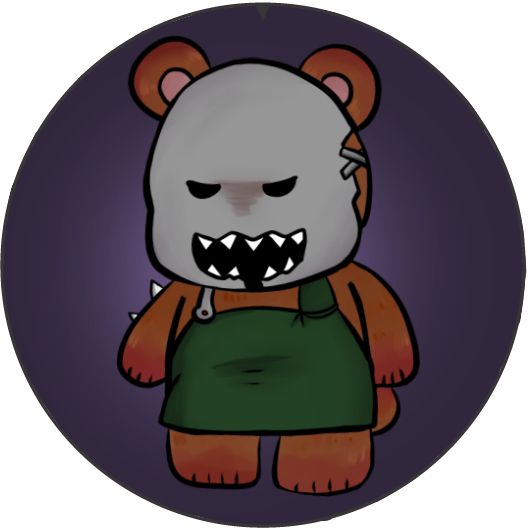 【黎明死線/Dead by Daylight 】夾子熊熊胸章