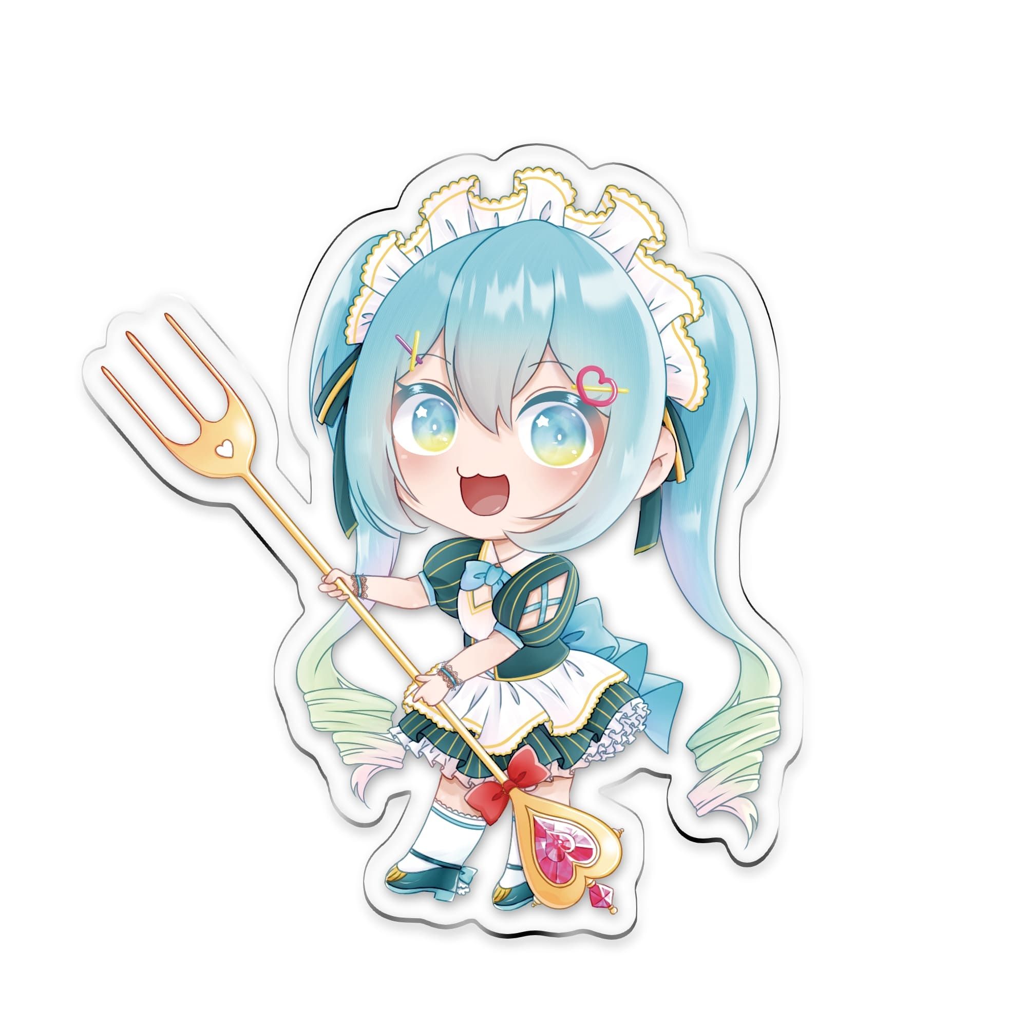 【初音ミク】原創女僕裝吃飯飯套組