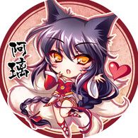 阿璃書包特典 徽章