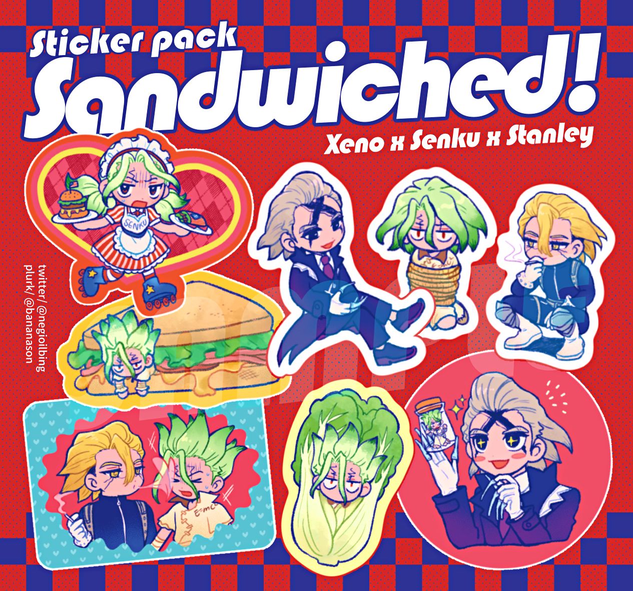 《Sandwiched!》米千全斷貼紙包