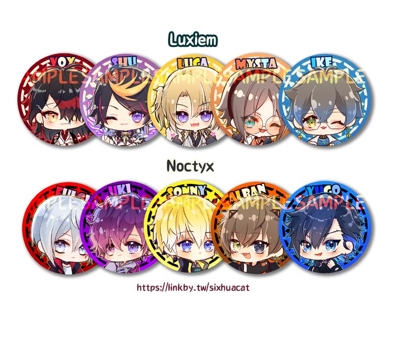 NijisanjiEN 4.4CM徽章