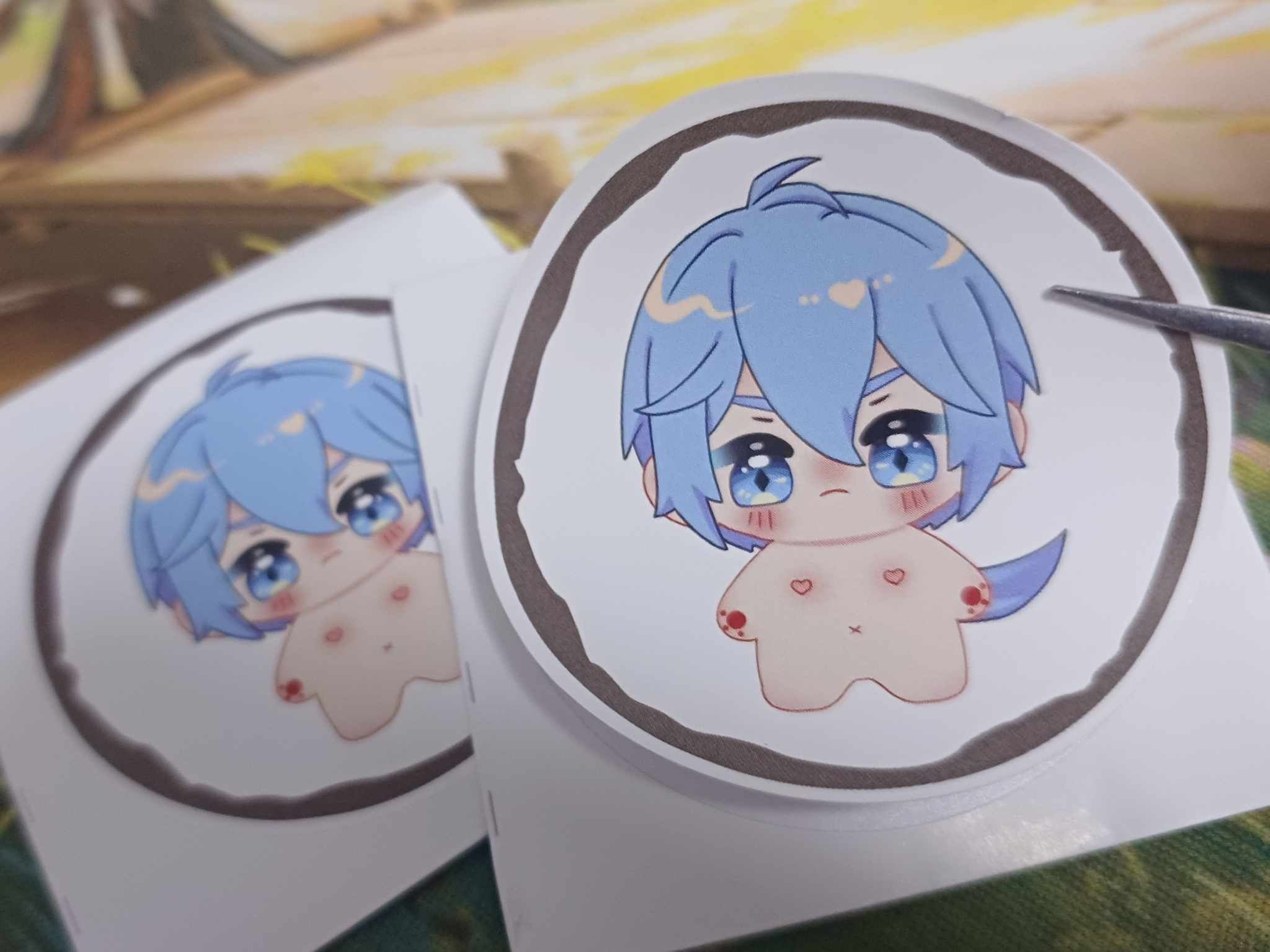 【新世界狂歡】艾德蒙特圓形封口貼