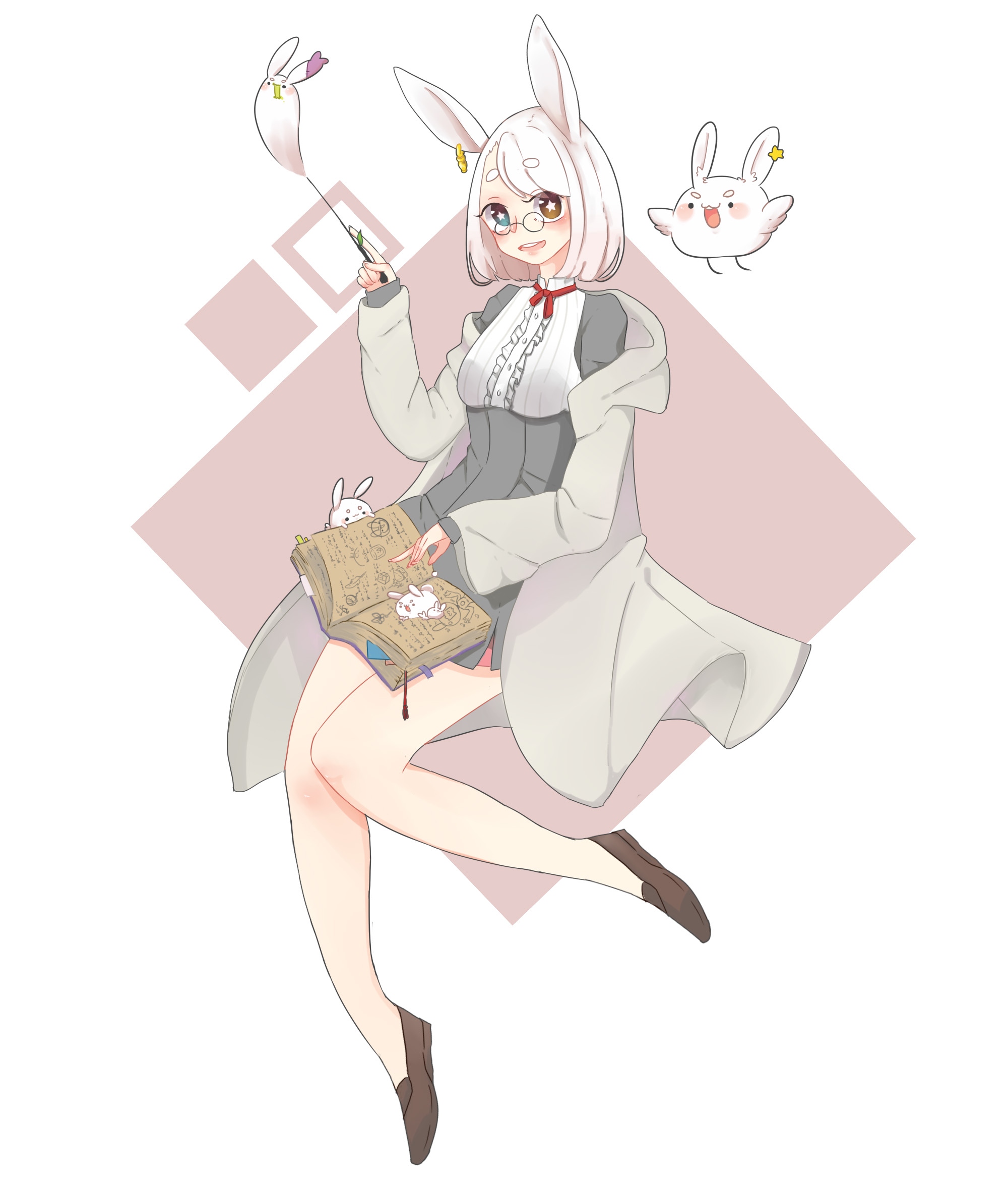 兔子少女 明信片
