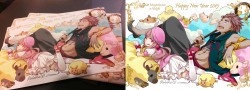 unlight 古斯塔夫 & 梅莉 2015新年無料明信片