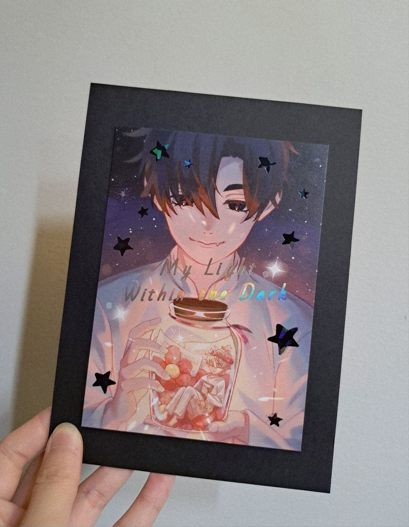 My light Within the Dark雙燙色卡片