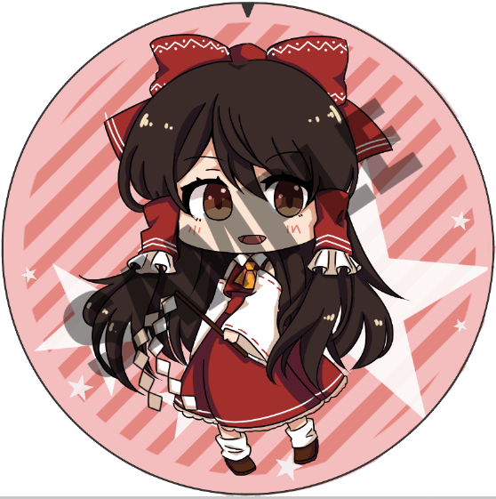 東方project徽章－博麗靈夢
