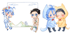 山坂&今鳴透明貼紙