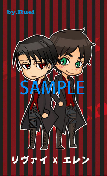 進擊の巨人 Levi X Eren 上等步兵 (購物贈品)