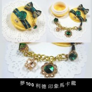 夢100 利德款印象馬卡龍 金屬防塵塞吊飾