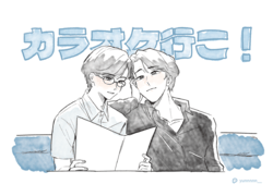 【去唱卡拉ok吧！】電影版狂兒&聰實明信片