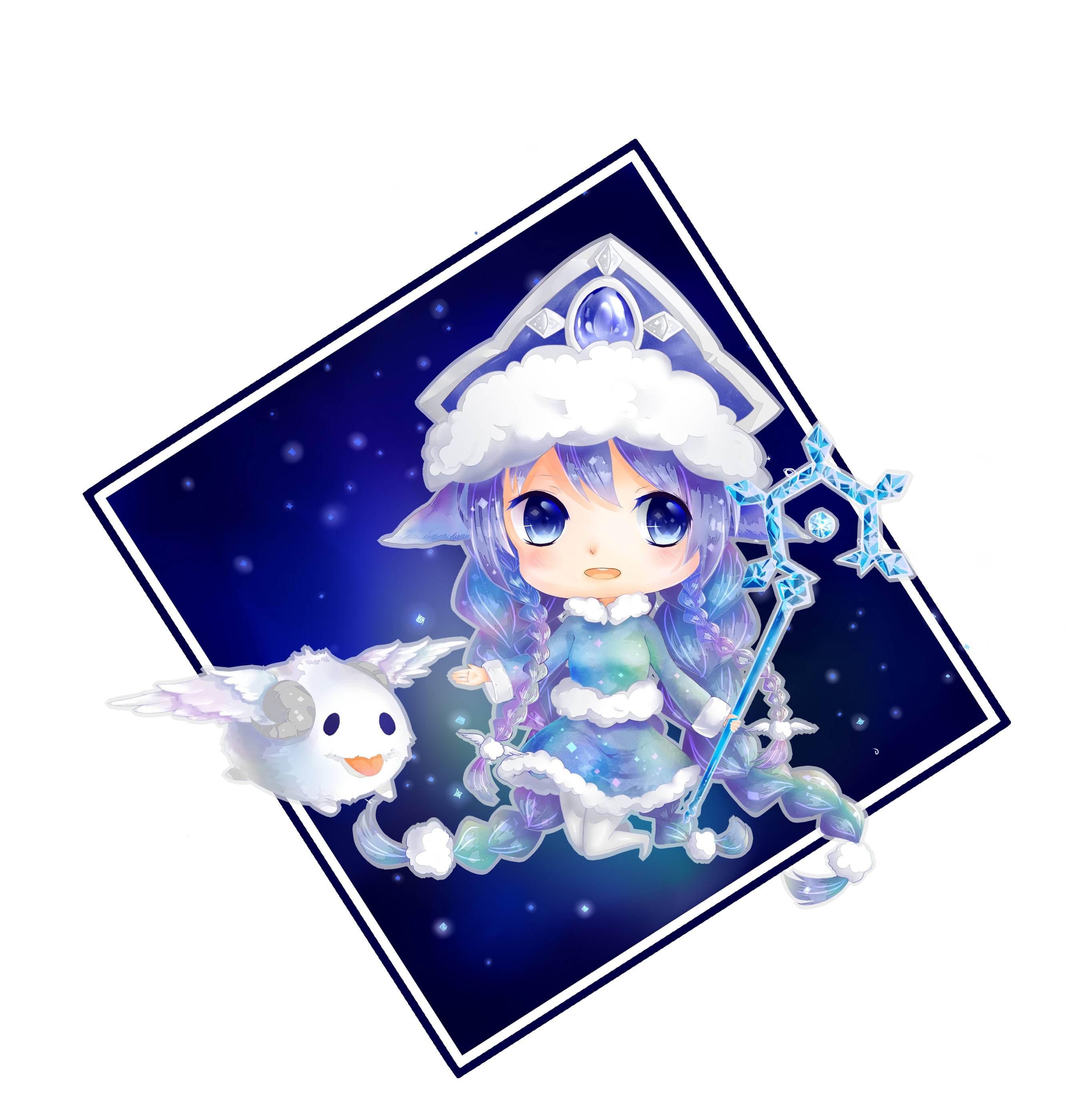 LOL 露璐Lulu雪精靈 方鏡