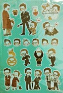 Kingsman 金牌特務 哈利&伊格西 PVC透明貼紙