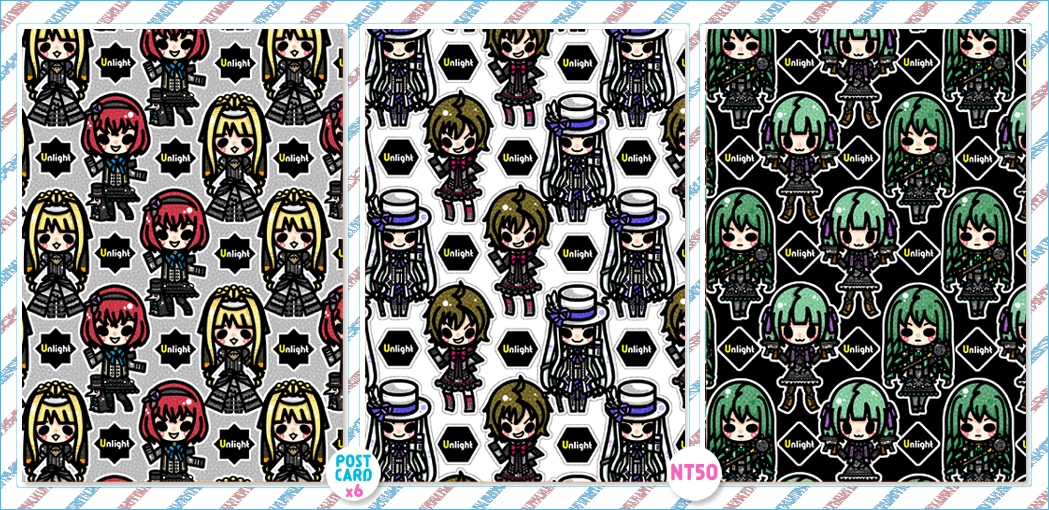【UNLIGHT】明信片三枚套組- 【卡爾杜斯】款
