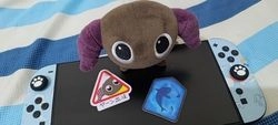 【FF14】5cm全斷糖粉閃沙膜貼紙-羊出沒警告/魚識