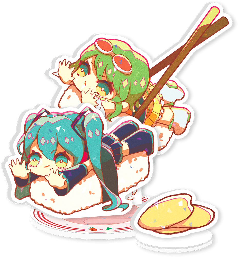【VOCALOID】GUMIKU 壽司立牌