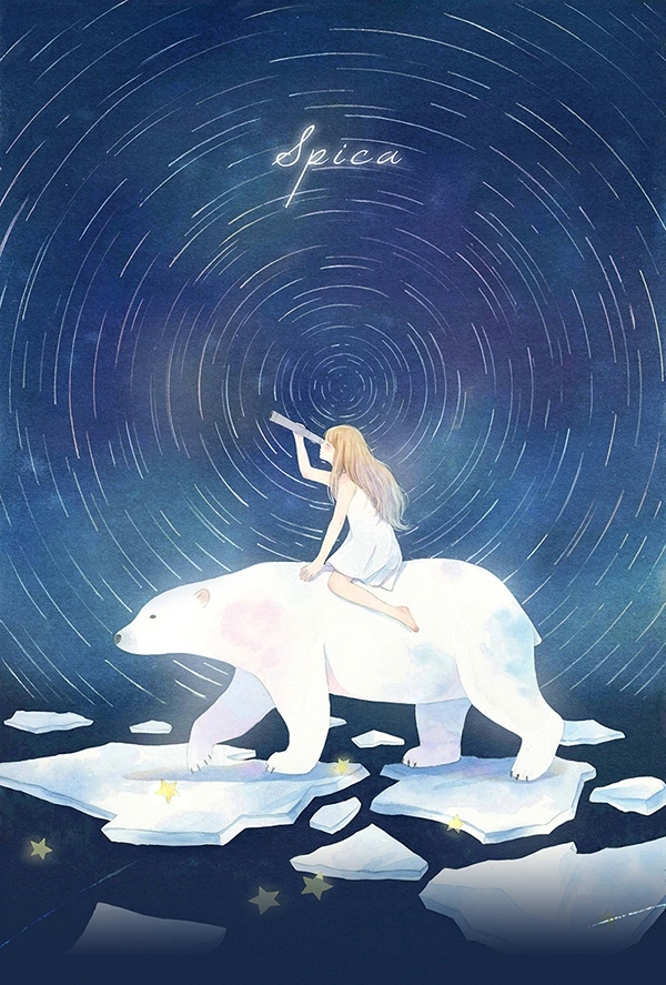 spica 明信片組