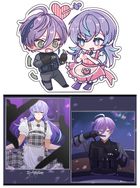【彩虹社】ネス＆ひろふみ飯友+明信片｜にじさんじ