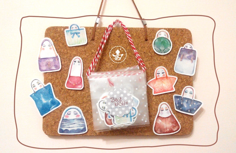 Bag dolls 迷你貼紙包