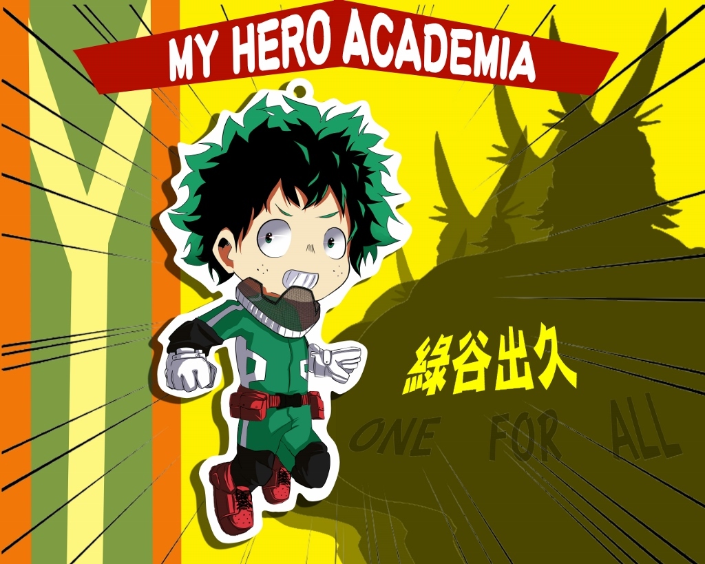 《MY HERO ACADEMIA 我的英雄學院 》綠谷出久 壓克力吊飾