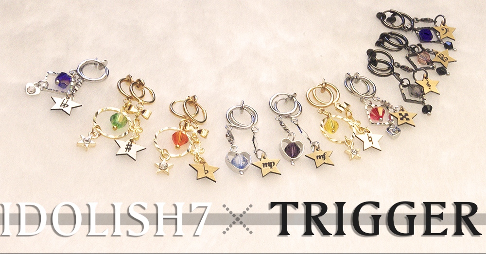 手工角色印象耳飾-IDOLiSH7&amp;TRIGGER