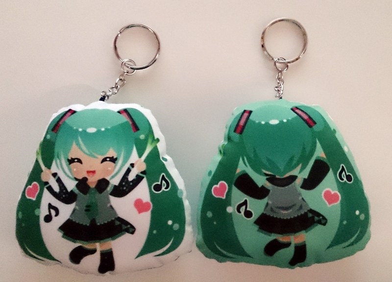 軟QQ Miku鑰匙圈