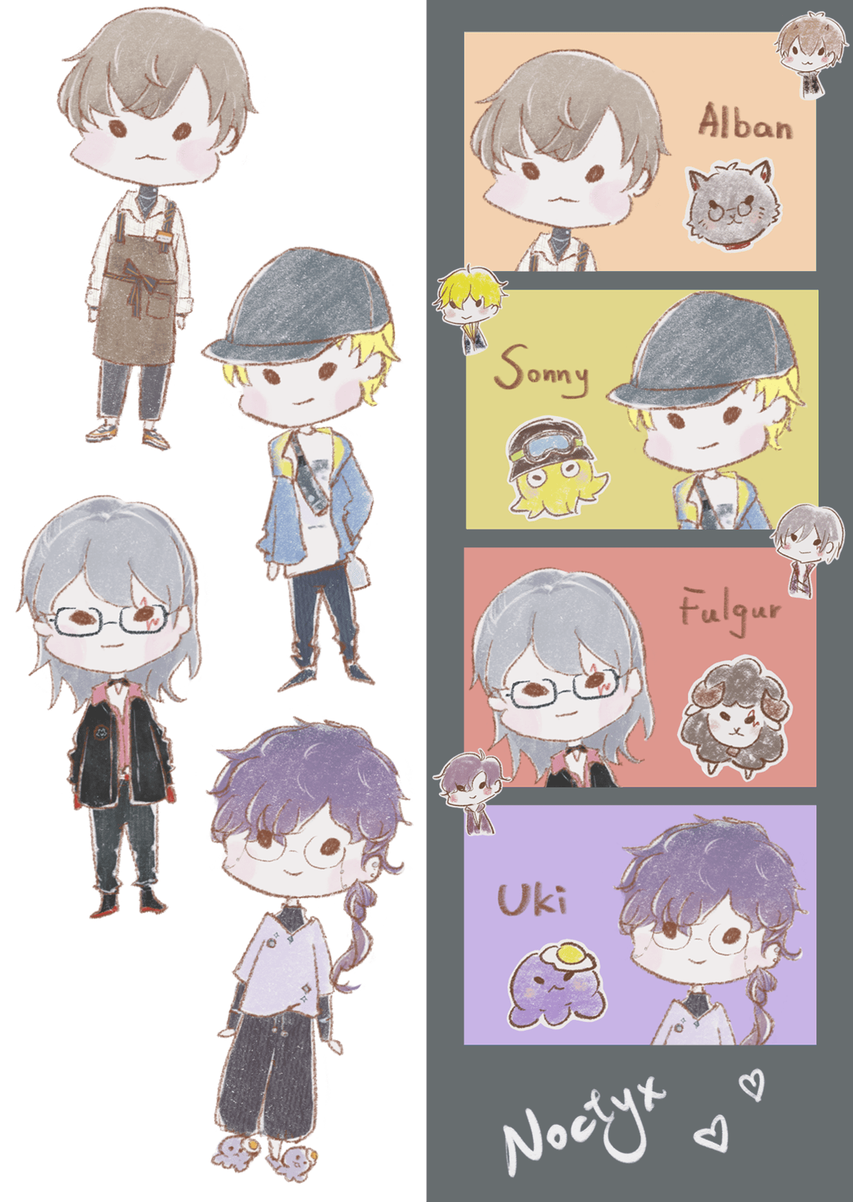 Noctyx明信片