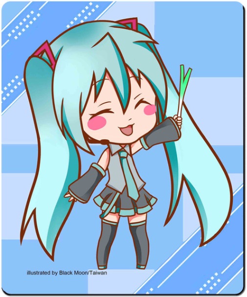 VOCALOID初音未來-Q版滑鼠墊