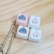 【原創】太一&早苗_貓咪鍵帽吊飾