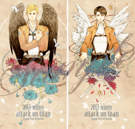 SnK postcard set