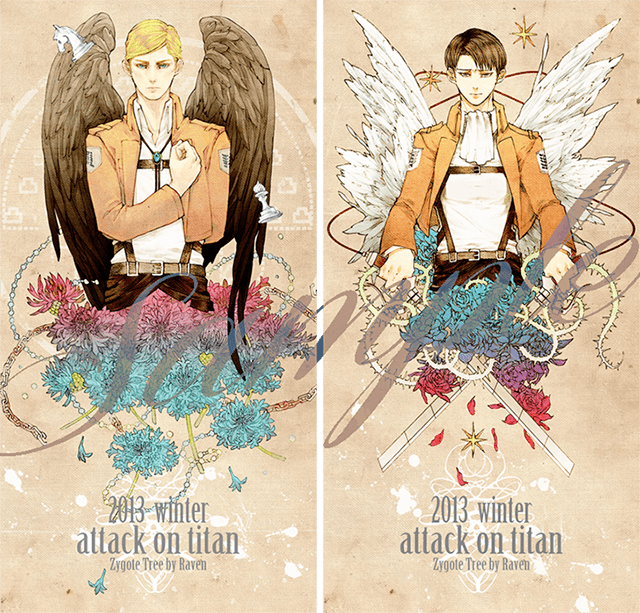 SnK postcard set