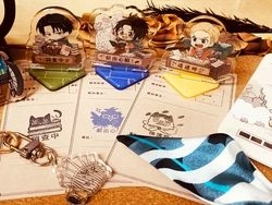壓克力矽膠印章 /幹部組(里維/漢吉/艾爾文)