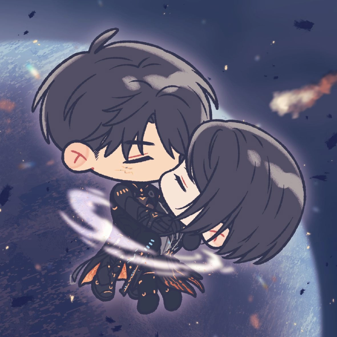 夏以晝 當宇宙陷落 方形明信片