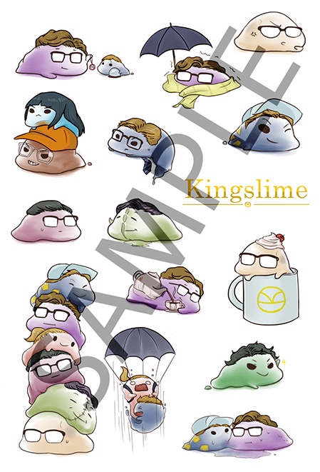 Kingslime姆姆透明刀模貼紙