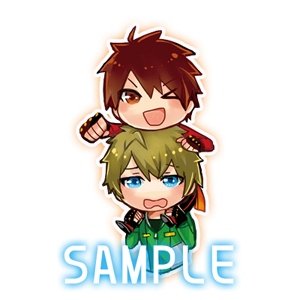 あんスタ 守澤千秋&amp;高峯翠 單面壓克力吊飾 鑰匙圈